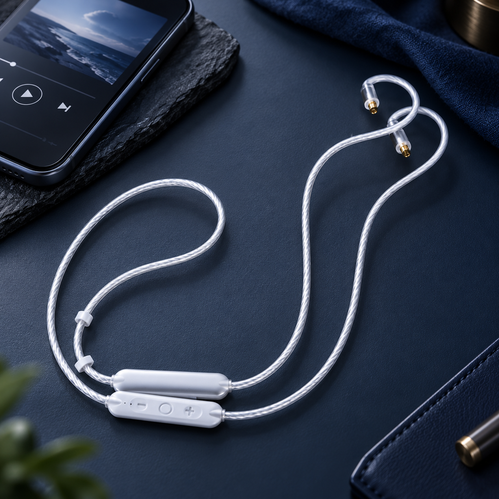 QCC5181 Bluetooth IEM upgrade cable premium lifestyle view