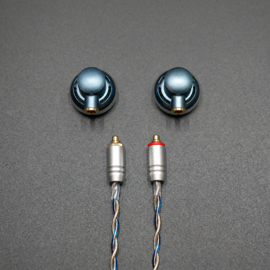 300Ω HiFi Flathead Earbuds with Detachable MMCX Cable – 3.5mm / 4.4mm Balanced