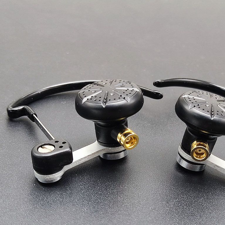 Premium Alloy Sports Earhook HiFi Earphones with LCP Diaphragm and MMCX Detachable Connectors