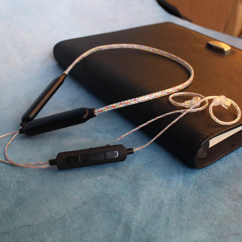 Multicolor QCC5181 dual-battery Bluetooth IEM cable
