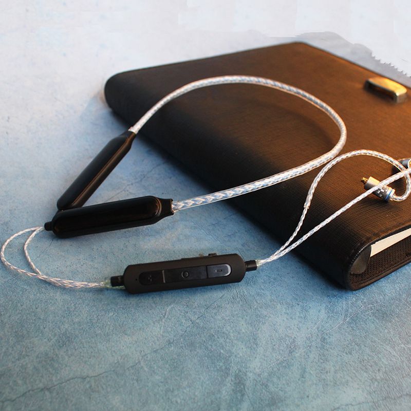 Crystal silver QCC5181 dual-battery Bluetooth IEM cable