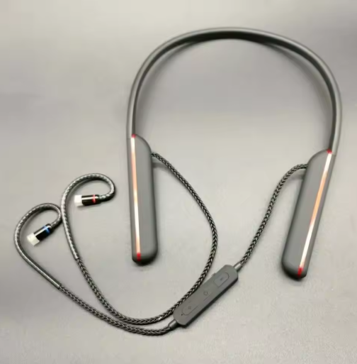 QCC5181 neckband Bluetooth cable with earhook connectors