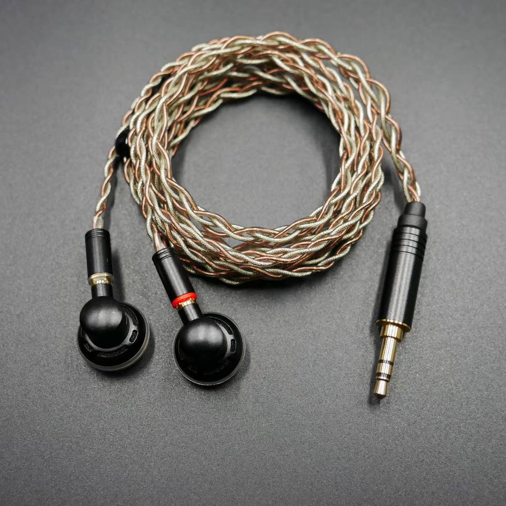 Flat head earbuds with 3.5mm cable