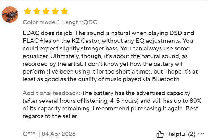 Original AliExpress customer review screenshot 5