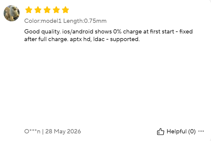 Original AliExpress customer review screenshot 7